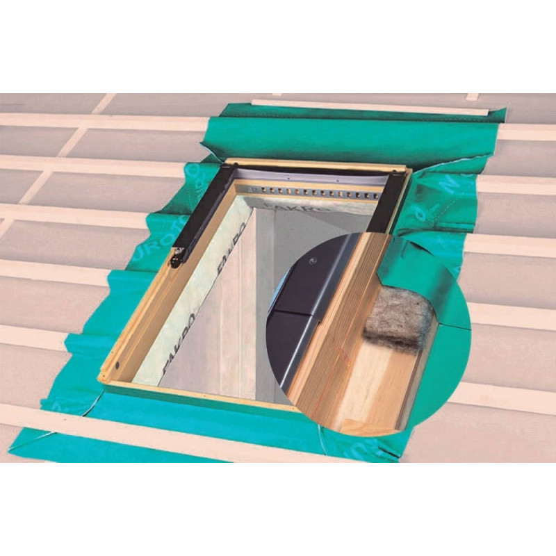 Ізоляційний комір FAKRO XDP – комплект ізоляції з овечої вовни для мансардних вікон