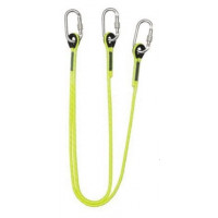 Подвійний запобіжний трос LB102HV з карабінами AZ003 2AZ024 (2+2 м) PROTEKT