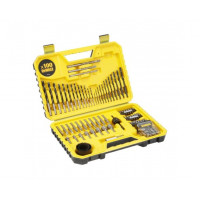 Набор из 100 сверл, коронок, бит, головок 1/4 в футляре DeWALT [DT71563-QZ]