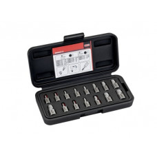 Набор из 15 экстракторов 1/2 и 5/8 для сломанных шестигранных винтов, Bahco [BWMSP15]