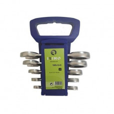 Набір з 5 коротких комбінованих ключів з тріскачкою та перемикачем, 8-19 мм, IRIMO [18S-5-H]