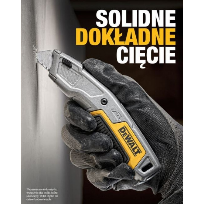 Выдвижной универсальный нож DeWalt [DWHT10054-0] Магазин на 5 лезвий