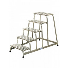 Промышленная монтажная лестница, 5-ступенчатая платформа STABILO PROFESSIONAL KRAUSE [805058]