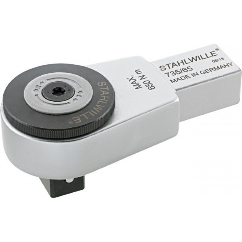 Механічний динамометричний ключ 130-650 Нм для вставних наконечників 14x18 мм + тріскачка для квадратного приводу 3/4 STAHLWILLE [PR-50181065] Ma