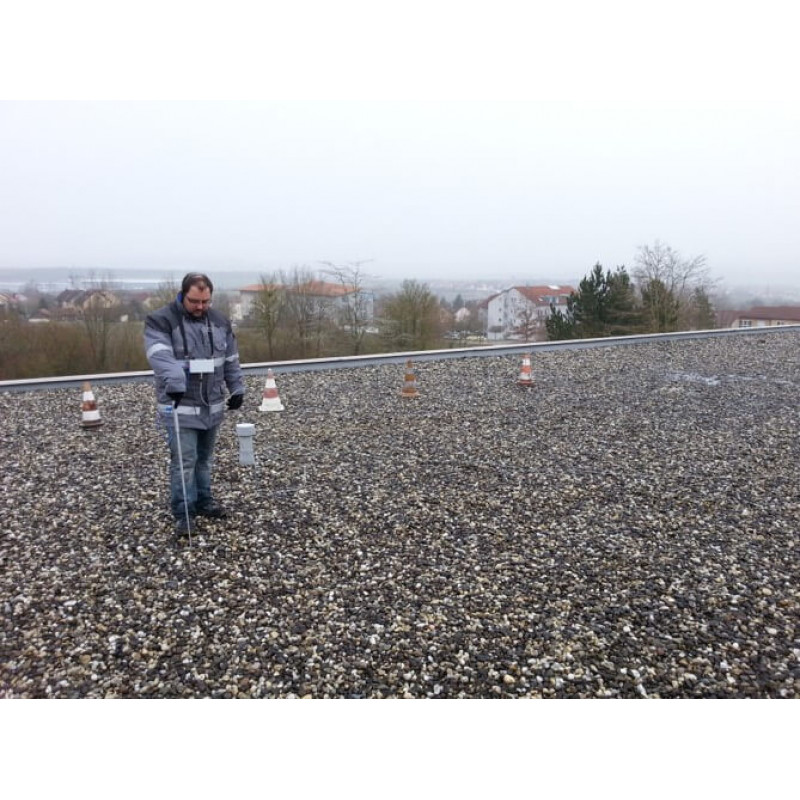 Локатор витоків на плоских дахах Dölco FD 3 – електроакустична система виявлення