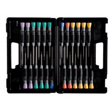 Набор из 24 прецизионных отверток для шлицевых, Allen, Phillips, Pozidriv и TORX винтов, Bahco [706-5]