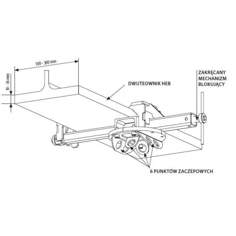 ST030 PROTEKT тележка для сцепного устройства