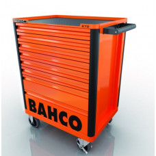 Візок для інструментів Bahco з 8 шухлядами помаранчевого кольору [1472K8]