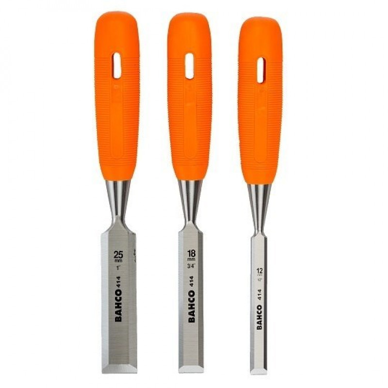 Набір стамесок Bahco з 3 предметів [414-S3-EUR]