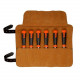 Набір професійних стамесок по дереву, 6 предметів BAHCO [434-S6-LR] у шкіряному футлярі