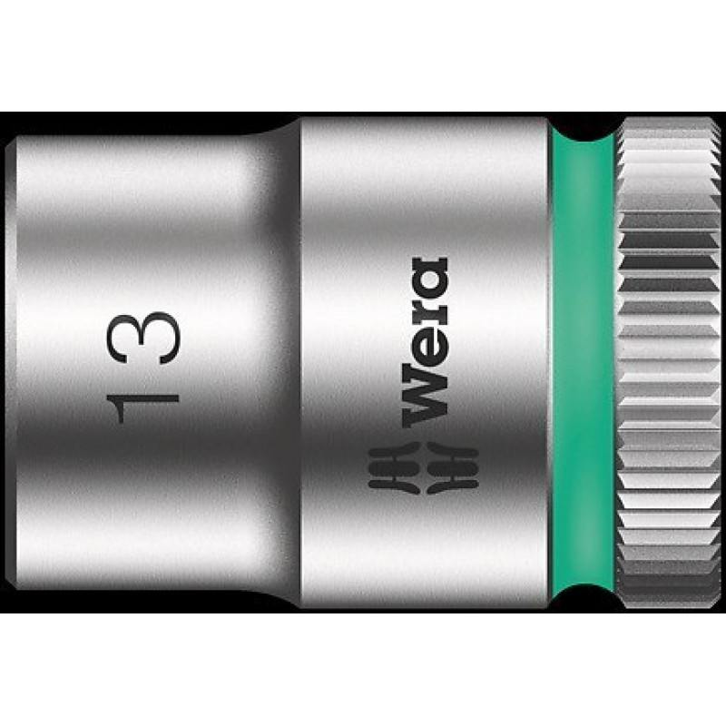 Ручная трещотка с поворотным механизмом с 12 головками 3/8, с функцией отвертки 1/4 с магазином на 12 бит, 8009 Zyklop Pocket Set 3, Wera