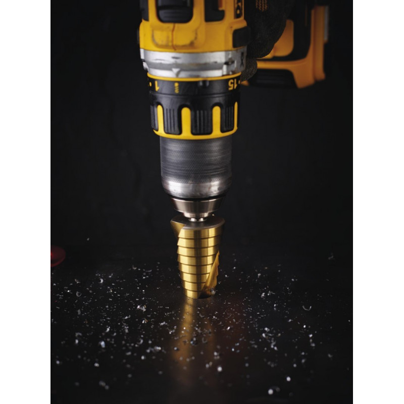 Ступенчатое сверло HSS-G для металла, 14,0 - 25,0 мм, DeWalt [DT5030-QZ]
