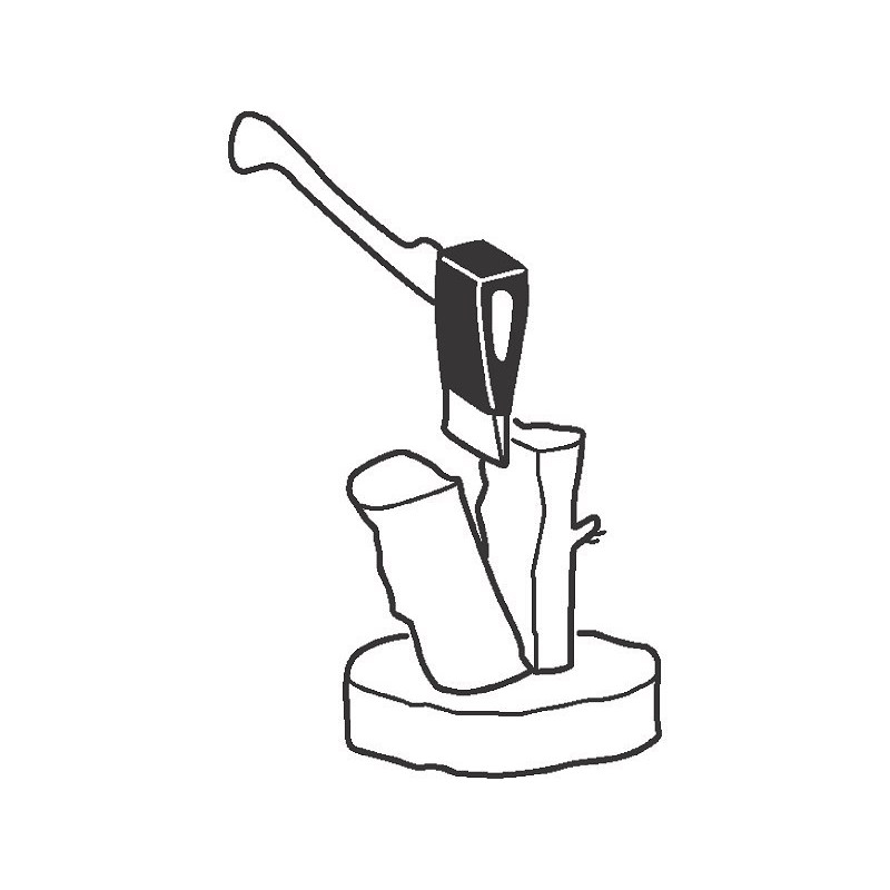 Сокира для колуна дерев Bahco з ручкою з горіхового дерева [MCP-2.5-810]