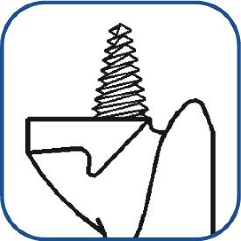 Набір свердел для дерева, 6 шт. 12-22 мм/460 мм CV Form Lewis Alpen [0022600006100]