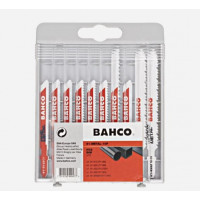 Набір з 10 полотен для лобзика BAHCO для різання металу та дерева [91-METAL-10P]