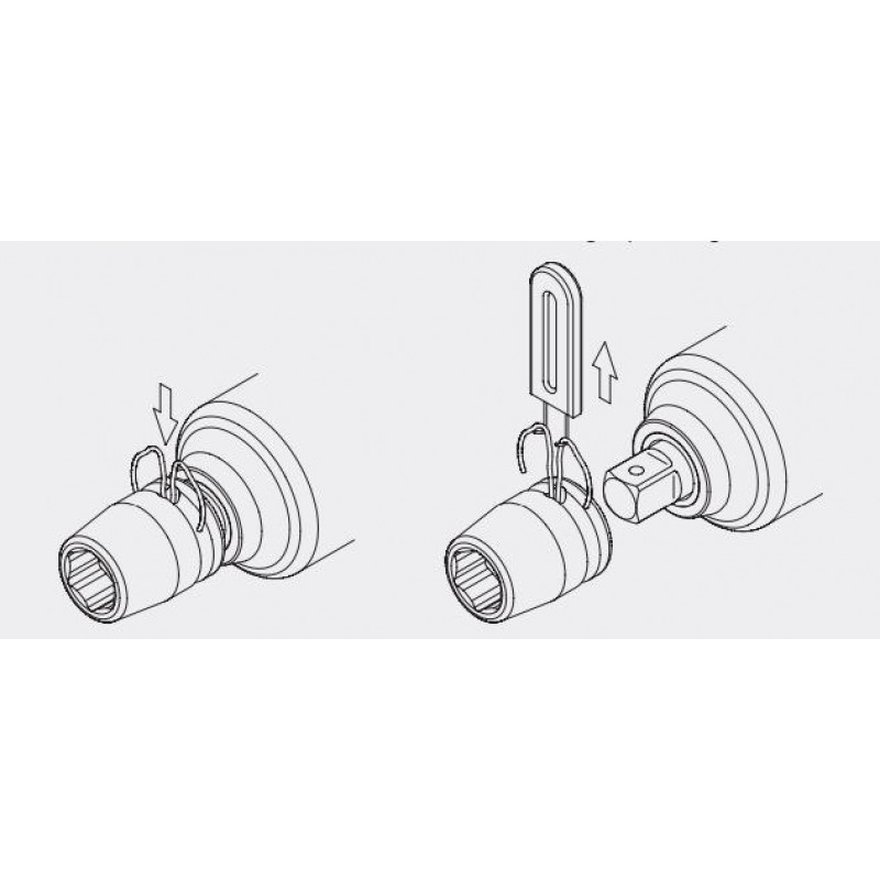 Набір із 10 запобіжних штифтів для ударних головок Koken 3/8 [PKC32]