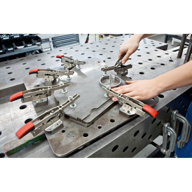 Швидкознімний вертикальний затискач Bessey з горизонтальною основою та регулюванням 35 мм [STC-HH20]