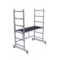 Складані, алюмінієві мобільні риштування, серія CORDA KRAUSE [916211] робоча висота 2,9 м