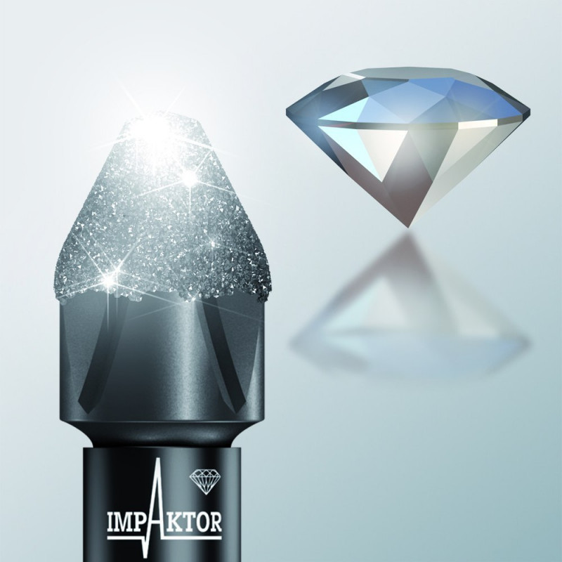 Ударная насадка Impaktor 1/4 для винтов с крестовой головной резьбой, размер PH1/25 мм, Wera [05057615001]