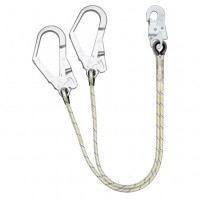 Предохранительный трос PROTEKT LB 102 с карабинами AZ 002 и AZ 022 – 1,9 + 1,9 м
