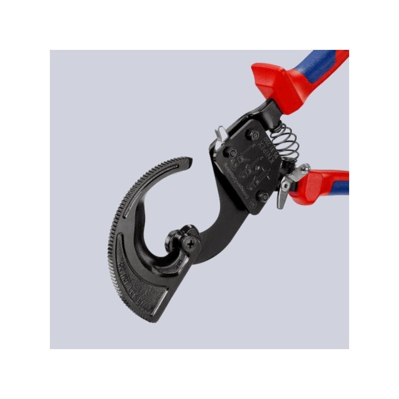 Ножиці з тріскачкою для різання мідних та алюмінієвих кабелів 250 мм, KNIPEX [95 31 250]