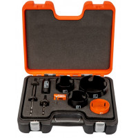 Набор из 10 биметаллических и твердосплавных коронок Bahco Superior Multi Construction [3835-SET-64]