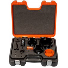 Набор из 10 биметаллических и твердосплавных коронок Bahco Superior Multi Construction [3835-SET-64]