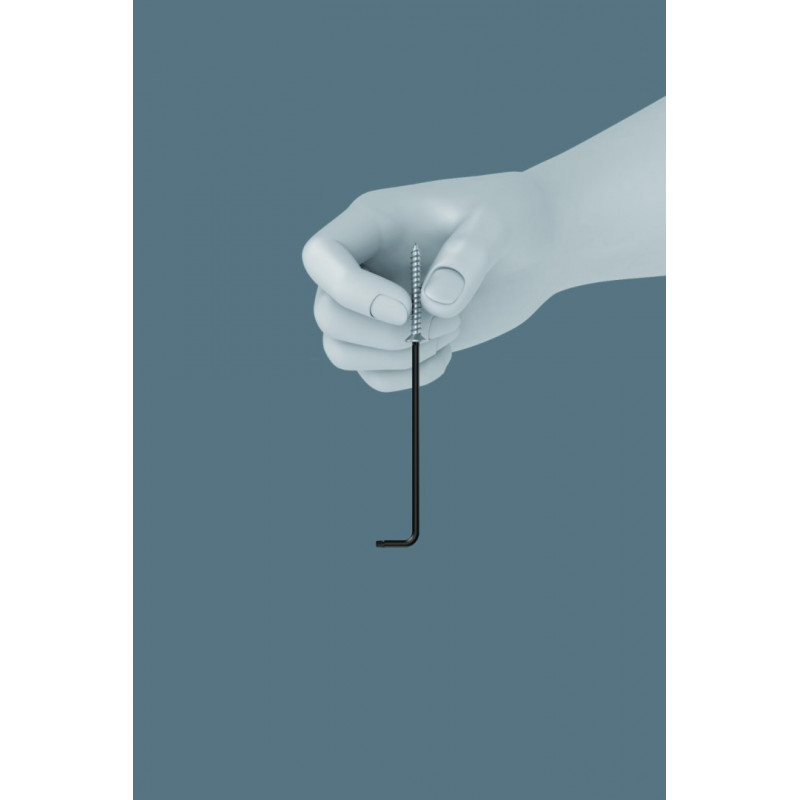 Набір із 9 шт. Г-подібних ключів TORX 8-40 з фіксатором, довгих, 967/9 TX XL Multicolor HF Wera [05024470001]