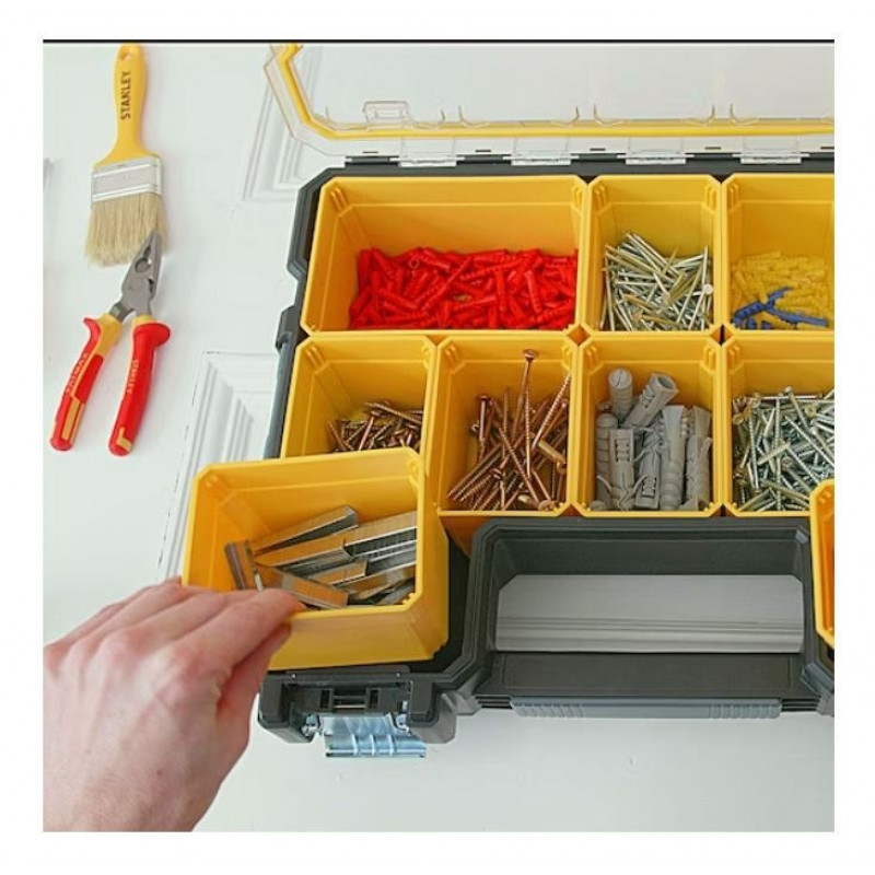 Глибокий органайзер із прозорою кришкою, серія FATMAX, Stanley [1-97-518]