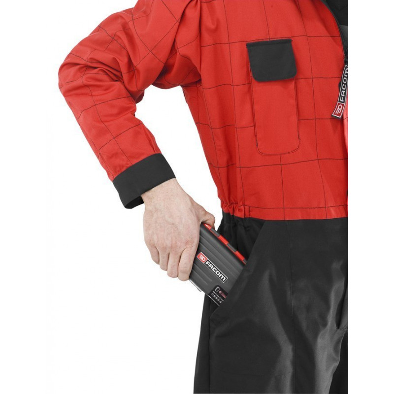 Набір 6-гранних тріскачкових біт та головок з ручкою, що обертається на 360°, 1/4 FACOM [R.360NANO]