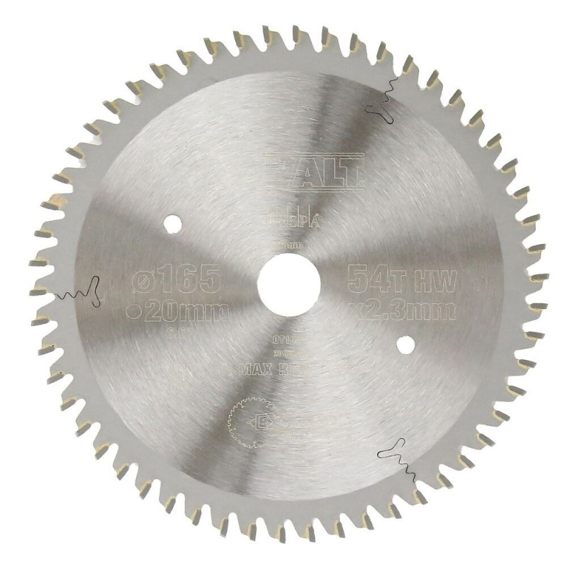Пильне полотно Extreme TRESPA, 165/20 мм, 54 зубці, DeWalt [DT1087-QZ]