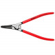 Плоскогубці для розтискання кілець без перфорації, кутові 30º, діапазон від 12 мм, KNIPEX [45 21 200]