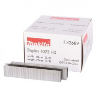 Скоби для степлера DST221, 22x10 мм, оцинковані, Makita [F-32689] 5040 шт.