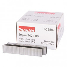 Скоби для степлера DST221, 22x10 мм, оцинковані, Makita [F-32689] 5040 шт.