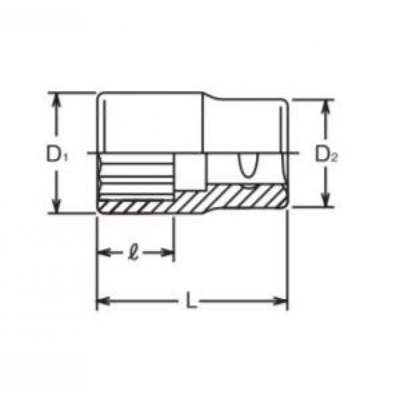 1/2 шестигранні ручні головки, для гвинтів та гайок, M41, Koken [4400M 41]