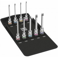 Набор из 9 торцевых ключей 1/2 с наконечником TORX, Zyklop 8767 C TORX HF 3, Wera [05004212001] 2go