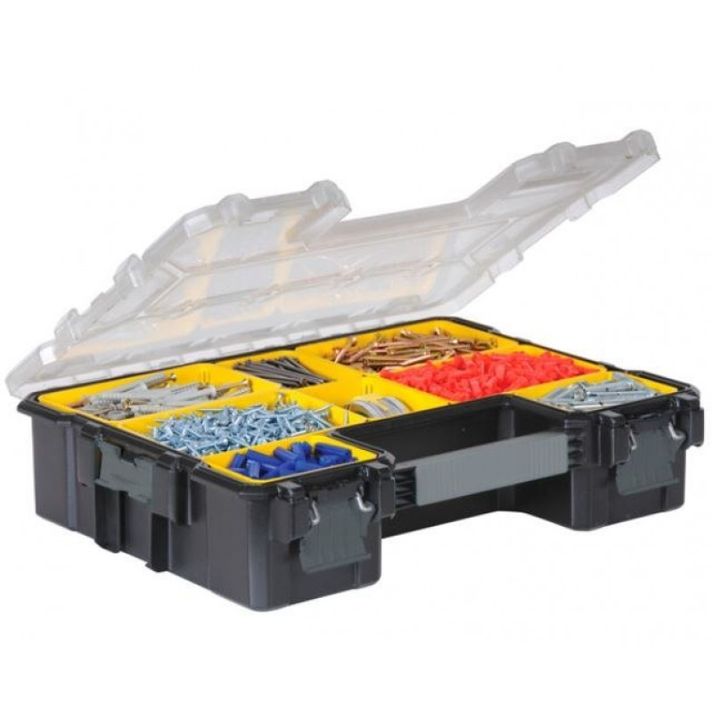 Высокий органайзер с прозрачной крышкой, серия FATMAX, Stanley [1-97-521]