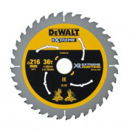 Дисковый пильный диск для резки древесины 216/30/2,16 мм, 36 зубцов, XR EXTREME RUNTIME DEWALT [DT99569-QZ]