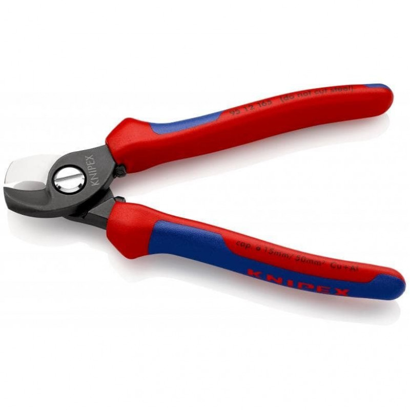 Кусачки для кабелів Knipex 165 мм [95 12 165] Двокомпонентні ручки