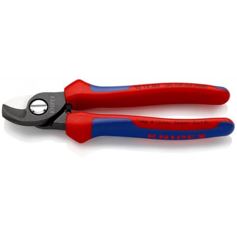 Кусачки для кабелів Knipex 165 мм [95 12 165] Двокомпонентні ручки