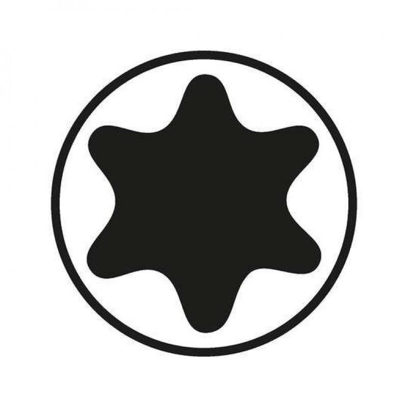 Набор из 10 ударных бит Impaktor 1/4 для винтов с головкой TORX, размер TX30/25 мм, Wera [05057626001]