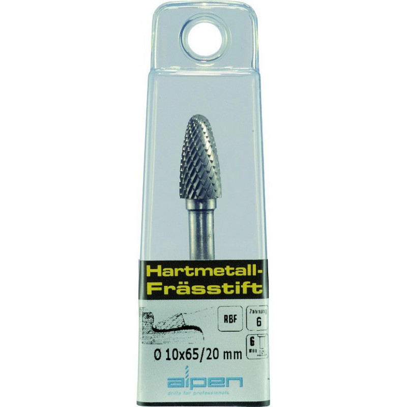 Ротаційний напилок/закруглений конічний різець, RBF Alpen [0788606112100]