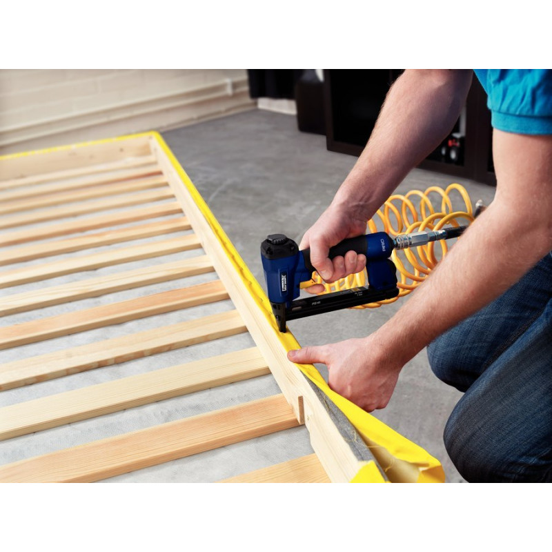 Професійний пневматичний степлер для оббивки меблів з подовженим носом PS141 Rapid [5000095]