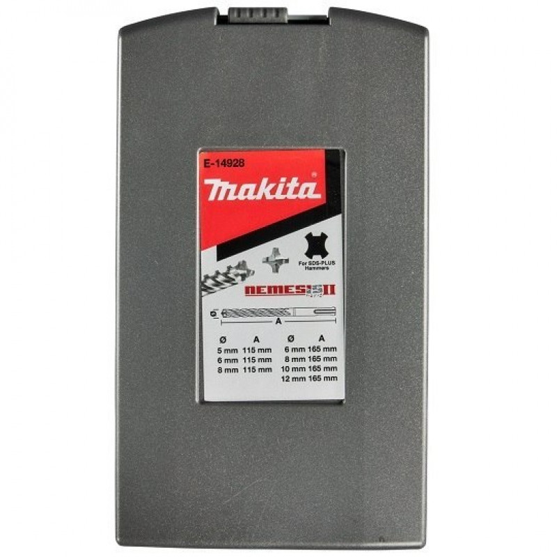 Набор из 7 сверл для бетона SDS+, Nemesis II, Makita [E-14928]