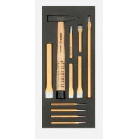 Вставка для інструментального візка з обладнанням, 11 інструментів, Bahco [FF1E5003] розмір 1/3 шухляди