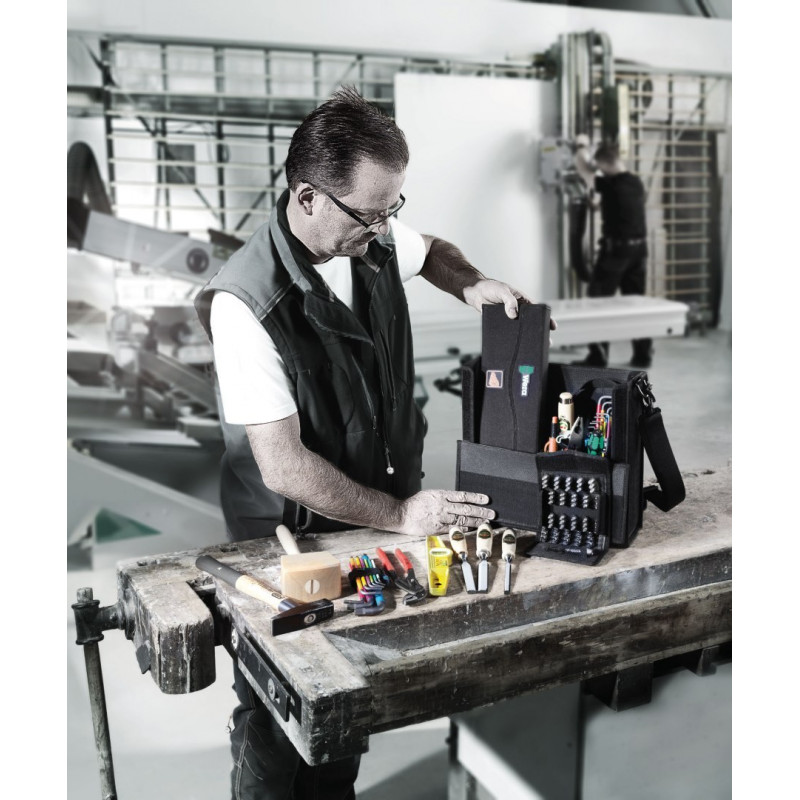 Набір інструментів Wera 2go H 1 для професіоналів у деревообробці [05134011001] 134 предмети