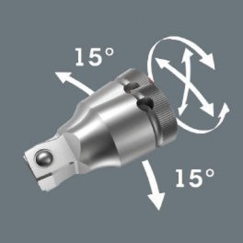 Набір із 42 торцевих ключів 1/4, Kraftform Kompakt 8100 SA All-in Zyklop Speed 2go Wera [05003755001]