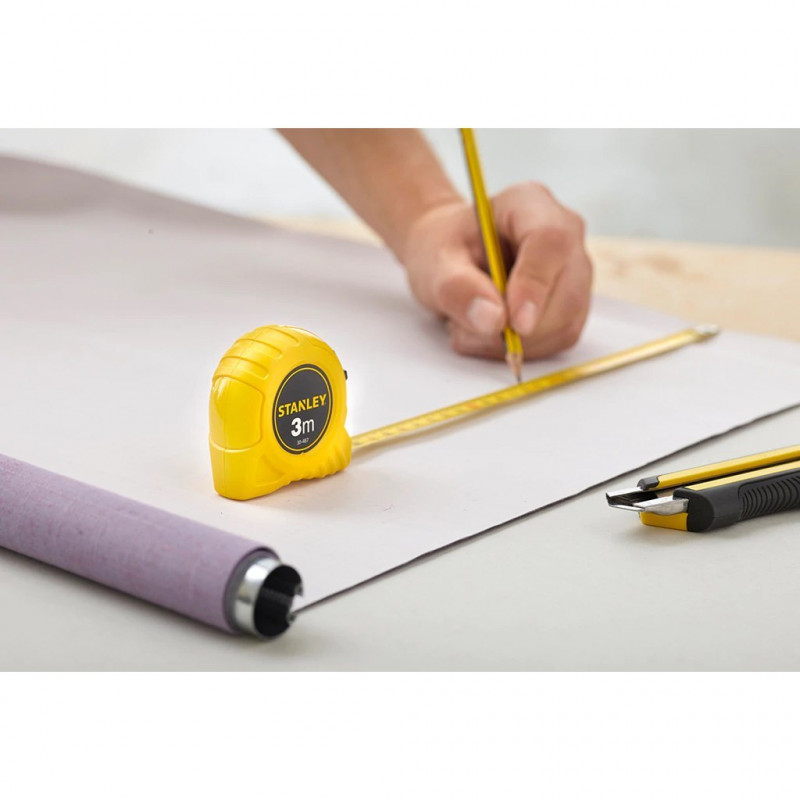 Рулетка Stanley 3 м [0-30-487], полимерный защитный слой