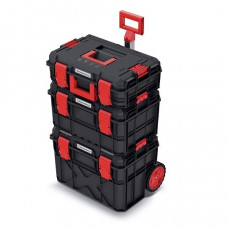 Мобильный набор из 3 ящиков для инструмента 54,6x38x87 см X Block PRO Kistenberg Prosperplast [KXBS604095]