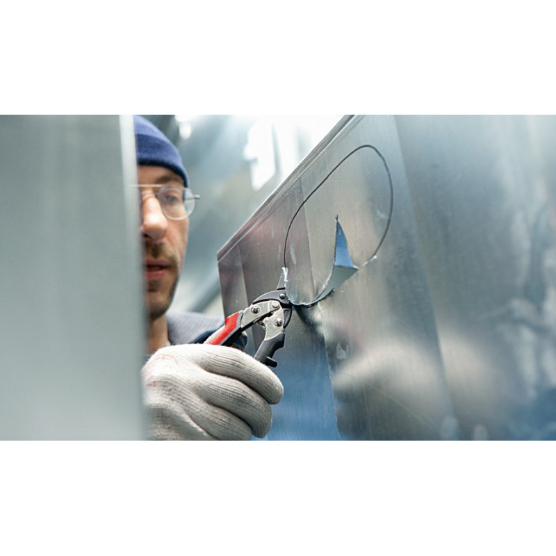 Універсальні ножиці Ideal Erdi Bessey [D15AL] з лівим важелем, малі, для листового металу